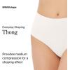 SPANX SPANXshape Everyday Shaping Thong – Core Control Shapewear Underwear – Invisible Under Clothes – Seamless Design(Linen)
