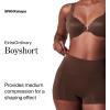 SPANX SPANXshape ExtraOrdinary Boyshort – Sculpting Compression – Women’s Shapewear Underwear – Recycled Nylon Fabric Blend-Toasted Oatmeal-Chestnut Brown-M