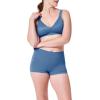 SPANX SPANXshape ExtraOrdinary Boyshort – Sculpting Compression – Women’s Shapewear Underwear – Recycled Nylon Fabric Blend-Toasted Oatmeal-Indigo Haze-M