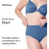 SPANX SPANXshape ExtraOrdinary Brief – Sculpting with Compression – Women’s Shapewear Underwear – Recycled Nylon Fabric Blend-Toasted Oatmeal-Indigo Haze-M