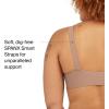 SPANX SPANXsmooth Bra-Llelujah! Lightly Lined Bralette – Wire-Free – Comfortable Support – Wireless Bra – Dig-Free Straps(Cafe Au Lait)