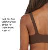 SPANX SPANXsmooth Bra-Llelujah! Lightly Lined Bralette – Wire-Free – Comfortable Support – Wireless Bra – Dig-Free Straps(Chestnut Brown)