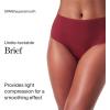 SPANX SPANXsmooth Undie-tectable Brief – Comfortable Core Control – Invisible Shapewear Underwear – No Visible Panty Lines(Moroccan Red)