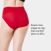 SPANX SPANXsmooth Undie-tectable Brief – Comfortable Core Control – Invisible Shapewear Underwear – No Visible Panty Lines(Spanx Red)