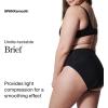 SPANX SPANXsupersmooth Undie-tectable Brief – Comfortable Core Control – Invisible Shapewear Underwear – No Visible Panty Lines-Very Black-Sedona-XS