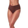 SPANX SPANXsupersmooth Undie-tectable Thong – Comfortable Core Control – Invisible Shapewear Thong – Women’s No Show Thong Underwear-Soft Nude-Hickory-M
