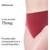 SPANX SPANXsupersmooth Undie-tectable Thong – Comfortable Core Control – Invisible Shapewear Thong – Women’s No Show Thong Underwear-Soft Nude-Moroccan Red-M