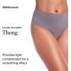 SPANX SPANXsupersmooth Undie-tectable Thong – Comfortable Core Control – Invisible Shapewear Thong – Women’s No Show Thong Underwear-Soft Nude-Mythical Grey-S