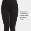 SPANX Seamless Leggings – Comfortable Athletic Wear – Core & Tummy Control for Shaping – Natural Waist Fit(Black)