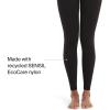 SPANX Seamless Leggings – Comfortable Athletic Wear – Core & Tummy Control for Shaping – Natural Waist Fit(Black)