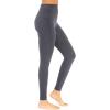 SPANX Seamless Leggings – Comfortable Athletic Wear – Core & Tummy Control for Shaping – Natural Waist Fit(Heather Charcoal)