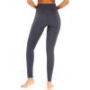 SPANX Seamless Leggings – Comfortable Athletic Wear – Core & Tummy Control for Shaping – Natural Waist Fit(Heather Charcoal)