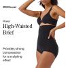 SPANX sculpt Seamless Power High-Waisted Brief – Lightweight All-Day Comfort – Core Control Shapewear –High-Waisted Underwear(Very Black)