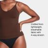 SPANXsculpt Seamless Power Cami – Camisole Shapewear for Women – Adjustable Straps – V Neck – Soft, Seamless Cami(Chestnut Brown)