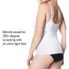 SPANXsculpt Seamless Power Cami – Camisole Shapewear for Women – Adjustable Straps – V Neck – Soft, Seamless Cami(White)