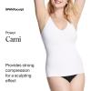 SPANXsculpt Seamless Power Cami – Camisole Shapewear for Women – Adjustable Straps – V Neck – Soft, Seamless Cami(White)