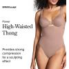 SPANXsculpt Seamless Power High-Waisted Thong – Women’s Shapewear Lingerie – Seamless Thong – No Visible Panty Lines(Cafe Au Lait)