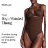 SPANXsculpt Seamless Power High-Waisted Thong – Women’s Shapewear Lingerie – Seamless Thong – No Visible Panty Lines(Chestnut Brown)