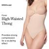 SPANXsculpt Seamless Power High-Waisted Thong – Women’s Shapewear Lingerie – Seamless Thong – No Visible Panty Lines(Soft Nude)
