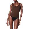 SPANXsculpt Seamless Power Tank – Tank Top Shapewear for Women – V Neck – Soft, Seamless Tank Top(Chestnut Brown)