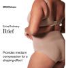 SPANXshape ExtraOrdinary Brief – Sculpting with Compression – Women’s Shapewear Underwear – Recycled Nylon Fabric Blend(Cafe Au Lait)