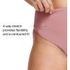 SPANXshape ExtraOrdinary Thong – Sculpting with Compression – Women’s Shapewear Underwear – Recycled Nylon Fabric Blend(Camellia Pink)