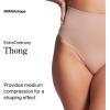 SPANXshape ExtraOrdinary Thong – Sculpting with Compression – Women’s Shapewear Underwear – Recycled Nylon Fabric Blend(Toasted Oatmeal)
