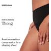 SPANXshape ExtraOrdinary Thong – Sculpting with Compression – Women’s Shapewear Underwear – Recycled Nylon Fabric Blend(Very Black)