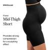 SPANXshape Mama Mid-Thigh Short – Comfortable Tummy Control Shapewear – No Visible Panty Lines(Black)