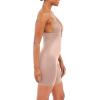 SPANXshape Suit Your Fancy Plunge Low-Back Mid-Thigh Bodysuit – Comfortable One Piece – Medium Compression – Seamless(Cafe Au Lait)