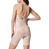 SPANXshape Suit Your Fancy Strapless Cupped Mid-Thigh Bodysuit(Champagne Beige)