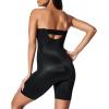 SPANXshape Suit Your Fancy Strapless Cupped Mid-Thigh Bodysuit(Very Black)