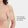 SPANXsmooth Bra-Llelujah! Lightly Lined Full Coverage – T-Shirt Bra – Front Closure – Hosiery Back – Smart Stretch Straps(Naked 2.0)