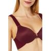 SPANXsmooth Bra-Llelujah! Lightly Lined Full Coverage – T-Shirt Bra – Front Closure – Hosiery Back – Smart Stretch Straps(Sangria)