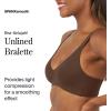 SPANXsmooth Bra-Llelujah! Unlined Bralette – Comfortable Support – Wire-Free Bra – Hosiery Back Smoothing – Dig-Free Straps(Chestnut Brown)