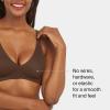 SPANXsmooth Bra-Llelujah! Unlined Bralette – Comfortable Support – Wire-Free Bra – Hosiery Back Smoothing – Dig-Free Straps(Chestnut Brown)