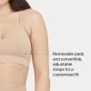 SPANXsmooth EcoCare Seamless Shaping Longline Bralette – Comfortable Everyday Bralette – Women’s Bra with No Underwire(Toasted Oatmeal)