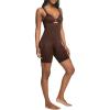 ASSETS by SPANX High-Waist Mid-Thigh Short – Seamless Shapewear – Ultra-Firm Compression, Breathable, Thigh & Tummy Control(Chestnut Brown)