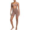 ASSETS by SPANX Mid-Thigh Short-Seamless Shapewear Shorts-Ultra-Firm Compression-Thigh&Tummy Control-Comfortable & Breathable(Café Au Lait)