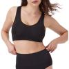 SPANX Breast of Both Worlds Reversible Comfort Bra – Wireless, Seamless Bra – Reversible Design – Wire-Free Comfort(Black/Barely)