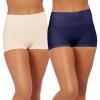 SPANX SPANXshape Everyday Shaping Boyshort – Comfortable Core Control Shapewear Underwear – Invisible Under Clothes – No-Show-Soft Nude-Timeless Navy-M