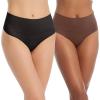 SPANX SPANXshape Everyday Shaping Thong – Core Control Shapewear Underwear – Invisible Under Clothes – Seamless Design-Black-Naked 4.0-M