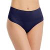 SPANX SPANXshape Everyday Shaping Thong – Core Control Shapewear Underwear – Invisible Under Clothes – Seamless Design(Timeless Navy)