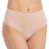 SPANX SPANXshape Everyday Shaping Thong – Core Control Shapewear Underwear – Invisible Under Clothes – Seamless Design(Vintage Rose)