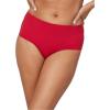 SPANX SPANXsmooth Undie-tectable Brief – Comfortable Core Control – Invisible Shapewear Underwear – No Visible Panty Lines(Red Pop)