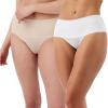 SPANX SPANXsupersmooth Undie-tectable Thong – Comfortable Core Control – Invisible Shapewear Thong – Women’s No Show Thong Underwear-Soft Nude-Powder-M