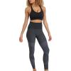 SPANX Seamless Leggings – Comfortable Athletic Wear – Core & Tummy Control for Shaping – Natural Waist Fit(Very Black)