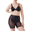 SPANXshape Booty-Lifting Mid-Thigh Short – Butt Lifting Shorts – Medium Compression – With Tummy Shaping(Very Black)