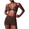SPANXshape ExtraOrdinary Boyshort – Sculpting Compression – Women’s Shapewear Underwear – Recycled Nylon Fabric Blend(Chestnut Brown)