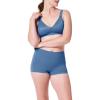 SPANXshape ExtraOrdinary Boyshort – Sculpting Compression – Women’s Shapewear Underwear – Recycled Nylon Fabric Blend(Indigo Haze)